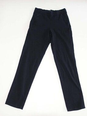 T by Talbots Women's Pull On Straight Leg Pants Size XS Black 29" Inseam X-Small